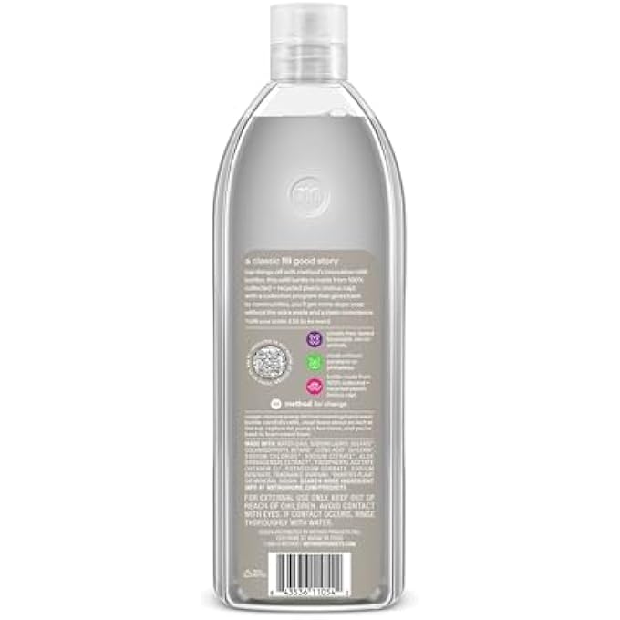 Method FOAMING HAND SOAP REFILL, VIOLET + LAVENDER, RECYCLABLE BOTTLE, BIODEGRADABLE FORMULA, 28 FL OZ (PACK OF 4) - Image 2